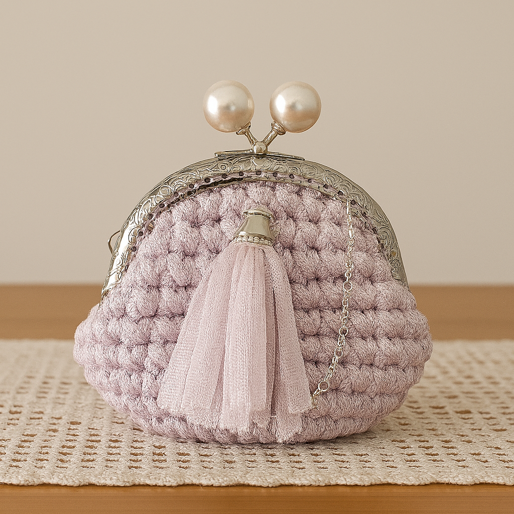 Borsellino artigianale in crochet